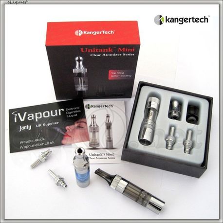 [KangerTech] Mini Unitank 1.5ml Plastic Clear Cartomizer Top Filling