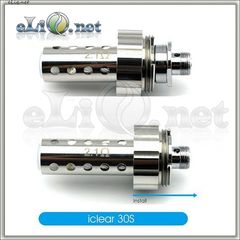 [Innokin] iClear30S / Bottom Dual Coil  Разборной двуспиральный клиромайзер - танк с нижними спиралями
