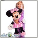Огромная плюшевая игрушка Минни Маус в розовом платье Minnie Mouse Disney. Дисней оригинал США
