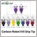 Colored Vase Drip Tip for 510/901