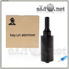 Черный Kayfun Lite Rebuildable Atomizer (4.5mL) (Обслуживаемый атомайзер, клон кайфуна)