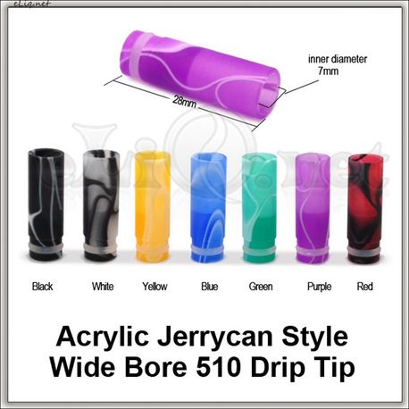 [510] Acrylic Jerrycan Style. Широкий акриловый дрип-тип.