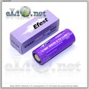 [15A] Efest IMR18500 1000mah (Purple) 2014 - flat top - Высокотоковый аккумулятор