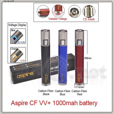 Aspire CF VV plus 1000mAh Battery. Варивольт для электронной сигареты.