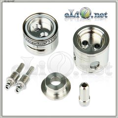 [KangerTech] 6ml  AeroTank Turbo - Dual Coil - улучшенный, двуспиральный, с регулируемой подачей воздуха