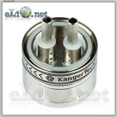 [KangerTech] 6ml  AeroTank Turbo - Dual Coil - улучшенный, двуспиральный, с регулируемой подачей воздуха