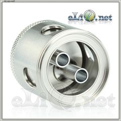 [KangerTech] 6ml  AeroTank Turbo - Dual Coil - улучшенный, двуспиральный, с регулируемой подачей воздуха