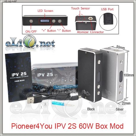 Pioneer4you IPV 2S 60w Box Mod - боксмод вариватт - предзаказ и в наличии