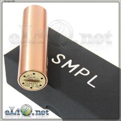 SMPL Copper Mechanical Mod 18650 / медный механический мод, клон.