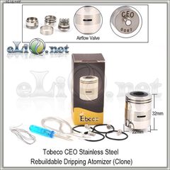 A9 Kumiho RDA - ОА для дрипа из нержавеющей стали с регулируемой подачей воздуха.