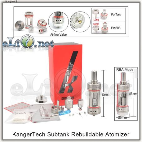 KangerTech Subtank - обслуживаемый атомайзер.