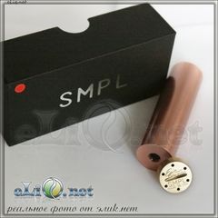 SMPL Copper Mechanical Mod 18650 /  медный механический мод, клон.