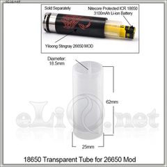 18650 Tube for 26650 Mod