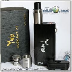 Yepecig Hell's Gate mod - механический мод под 2 аккумулятора 18650 плюс 2 RDA атомайзер