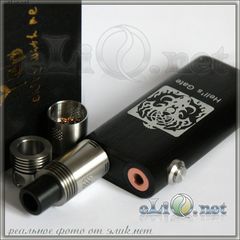 Yepecig Hell's Gate mod - механический мод под 2 аккумулятора 18650 плюс 2 RDA атомайзер