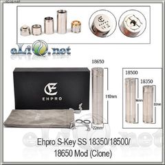 Ehpro S-Key SS 18650/18500/18350 механический мод, клон.