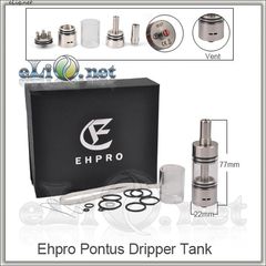 EHPRO Pontus Dripper Tank - обслуживаемый атомайзер-танк для дрипа.