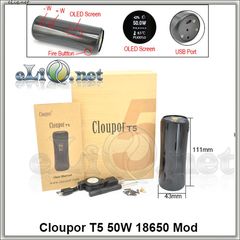 50W Cloupor T5 - мод вариватт. 