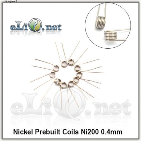 Nickel 200 (0.4mm) - готовые намотки (спирали) - 10 шт
