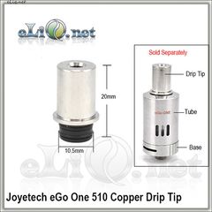 [510] Joyetech eGo One Metal DT. Металлический дрип-тип