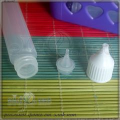 30 мл Длинный мягкий флакончик с тонким носиком. Китай. soft long dropper bottle.