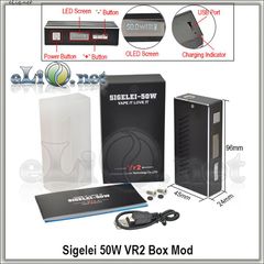Sigelei 50W VR2 Box Mod мод варивольт-вариватт.