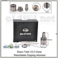 Ehpro Tobh V2.5 RDA - ОА для дрипа из нержавеющей стали, клон.