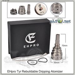 Ehpro Tyr SS 26650 RDA - ОА для дрипа из нержавеющей стали, оригинал.