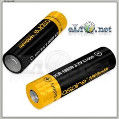 [40A] 1800mah Aspire ICR 18650  Li-ion - flat top - Высокотоковый аккумулятор 
